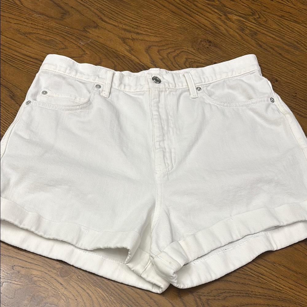 GAP White Women's Jean Shorts